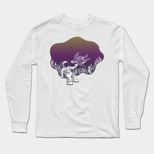 Underwater Astronaut Long Sleeve T-Shirt